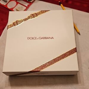 Dolce & Gabbana White Box with Gold Detailing